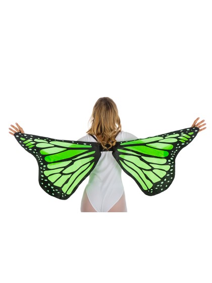 ADULT GREEN BUTTERFLY WINGS ONE SIZE