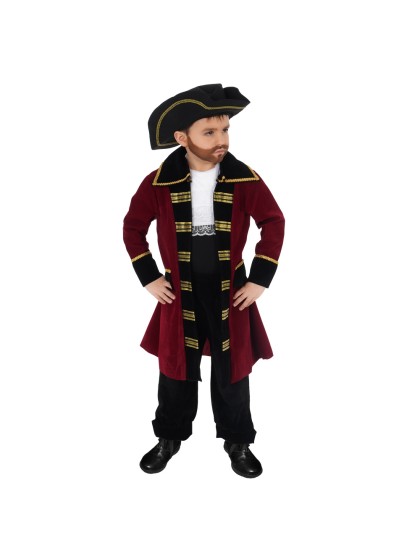 PIRATE CAPTAIN EDWARD 4 PIECES 140CM