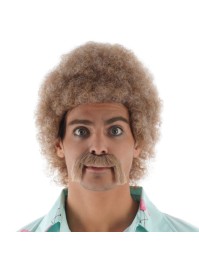 PERRUQUE ET MOUSTACHE JEFF 