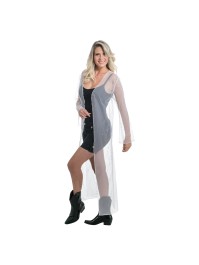 LONGUE VESTE SUMMER FESTIVAL BLANCHE TU