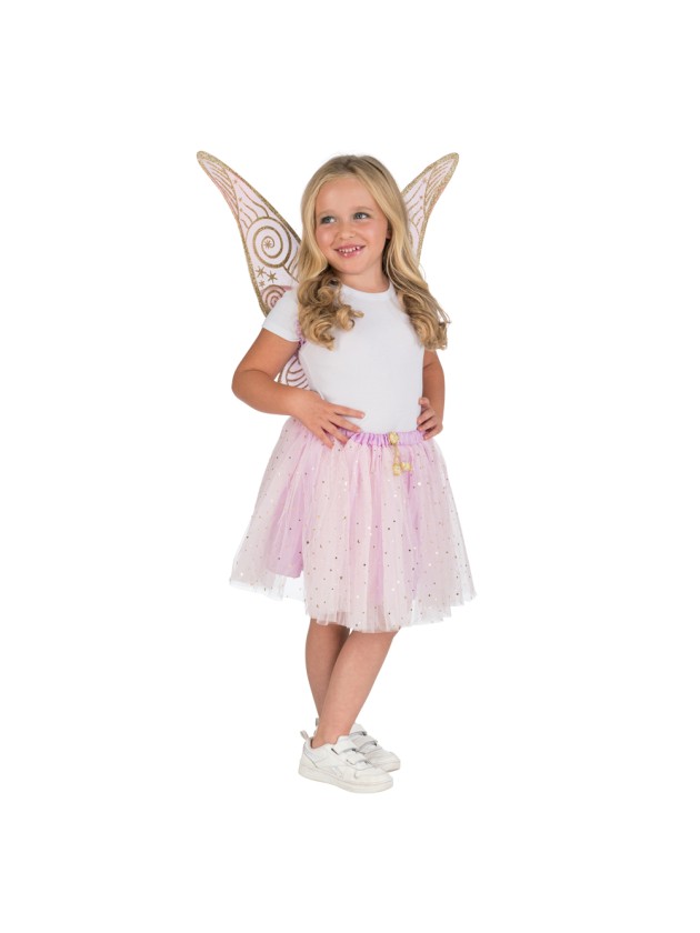 PINK SPARKLE BUTTERFLY FAIRY 2 PCS SET ONE SIZE