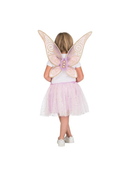 PINK SPARKLE BUTTERFLY FAIRY 2 PCS SET ONE SIZE