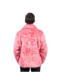 OLD PINK FAKE FUR JACKET S