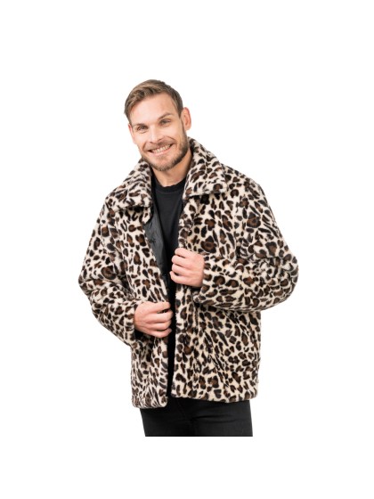 MAN LEOPARD JACKET XL