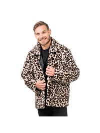 MAN LEOPARD JACKET XXL