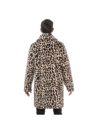 MAN LEOPARD COAT L