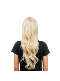 PERRUQUE JENNA CHEVEUX LONGS BLOND AVEC FRANGE 55CM