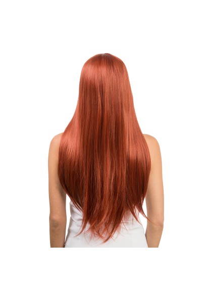 PERRUQUE KEYLA CHEVEUX LONGS ROUX FONCE AUBURN 73CM