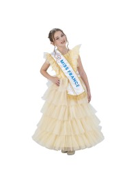 GOLDEN DRESS MISS FRANCE © 116CM