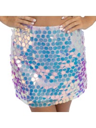 JUPE ROSE SEQUINS IRISES S