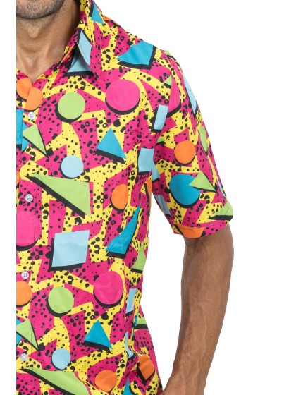 CHEMISE RETRO ANNEES 80 - 90 XXL