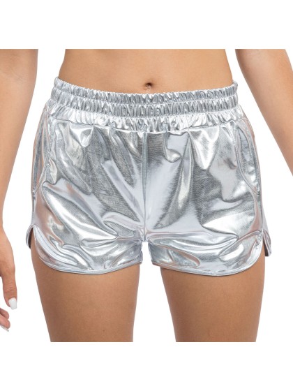 SHORT METALLISE ARGENT S
