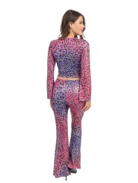 ENSEMBLE LEOPARD ROSE ET VIOLET FEMME S