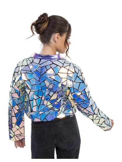 WOMAN HOLOGRAPHIC JACKET L