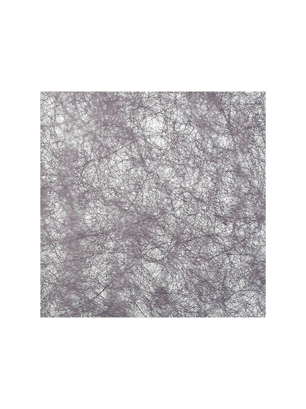 CHEMIN DE TABLE ROMANCE NOIR 30CM X 10M