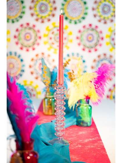 CHEMIN DE TABLE ROMANCE FRAMBOISE 30CM X 10M