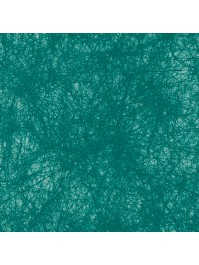 PEACOCK BLUE ROMANCE TABLE RUNNER 30CM X 10M