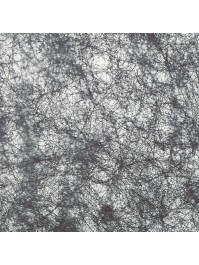 10 BLACK ROUND ROMANCE TABLE SETS 34CM