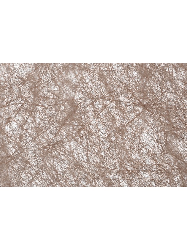 10 SETS DE TABLE RONDS ROMANCE CHOCOLAT 34CM