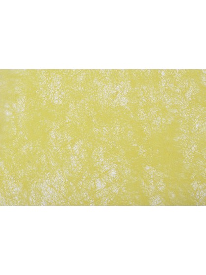 10 SETS DE TABLE RONDS ROMANCE JAUNE 34CM