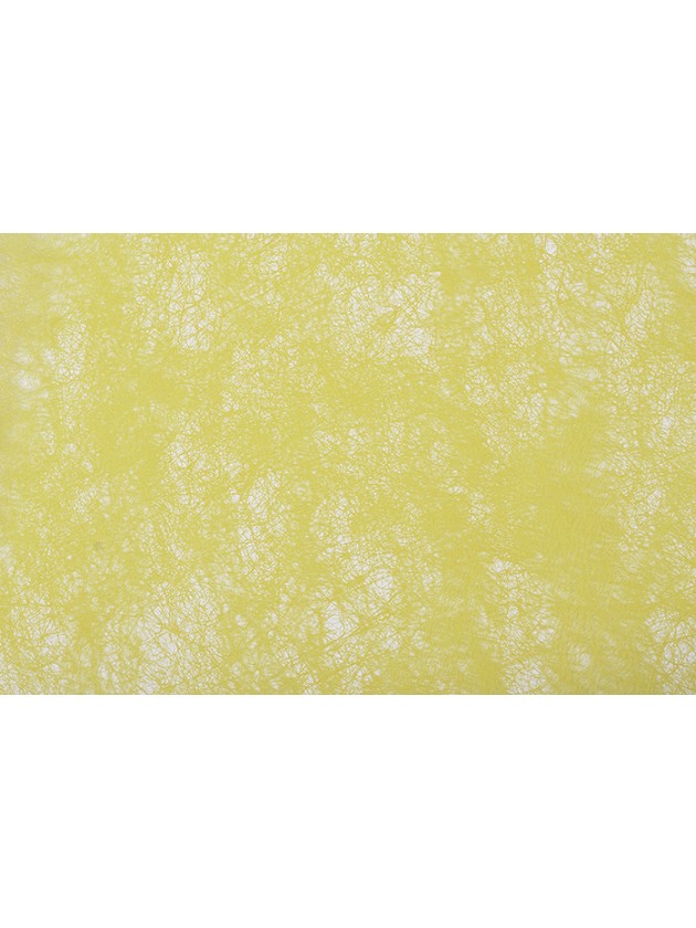 10 SETS DE TABLE RONDS ROMANCE JAUNE 34CM