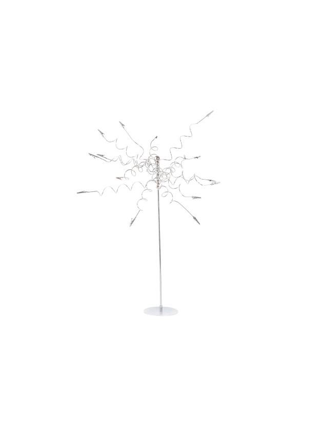 SPIRAL METAL CENTERPIECE 47CM 