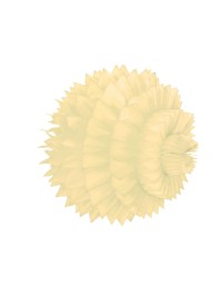 SET 2 SPIKY BALLS IVORY 15CM 