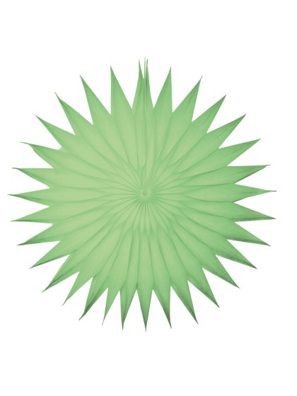 SET 2 FANS PASTEL GREEN 32CM