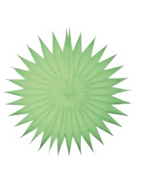 SET DE 2 EVENTAILS VERT PASTEL 32CM