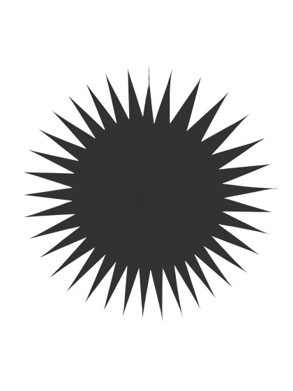 SET DE 3 EVENTAILS NOIR 17CM