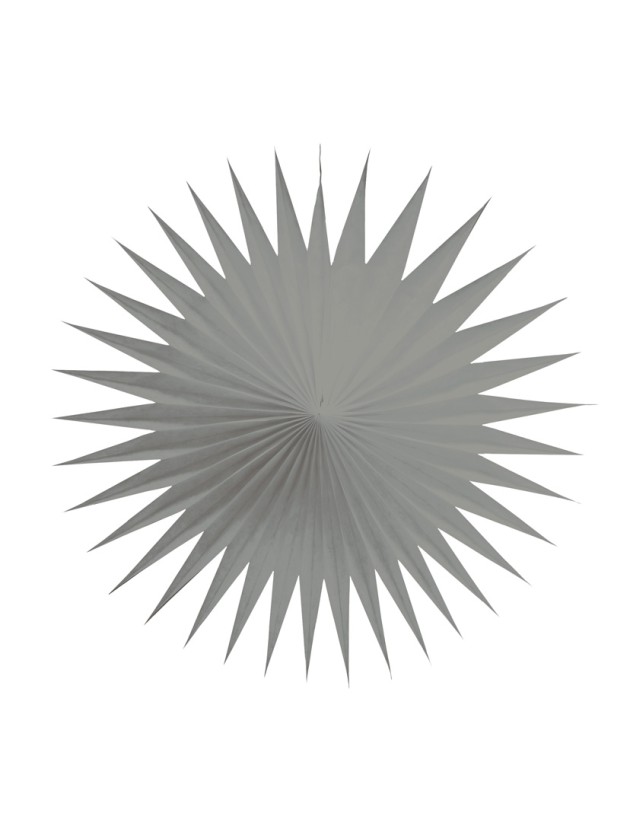 SET 3 FANS GREY 17CM