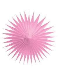 SET 3 FANS PASTEL PINK 17CM