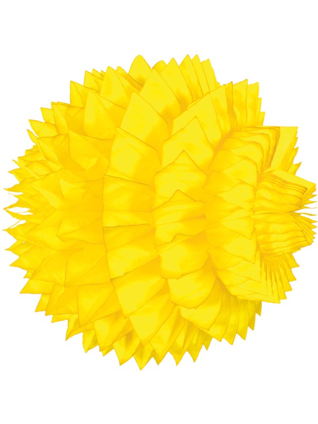 SPIKY BALL YELLOW 25CM