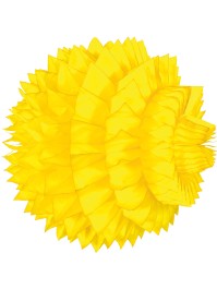 SPIKY BALL YELLOW 25CM