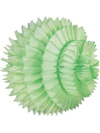 BOULE ALVEOLEE VERT PASTEL 25CM