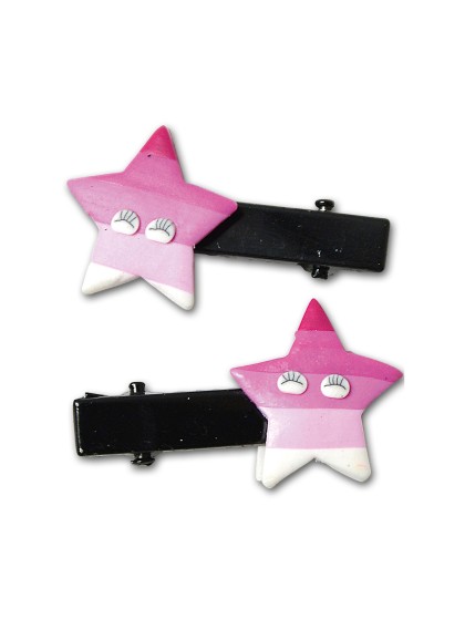 PINCE A CHEVEUX ETOILE DE MER 2PCS 