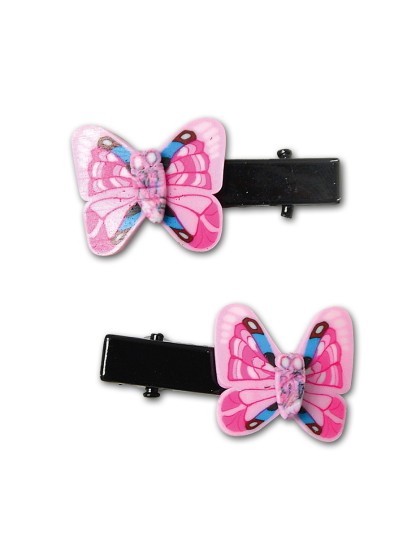 PINCE A CHEVEUX PAPILLON 2 PIECES 