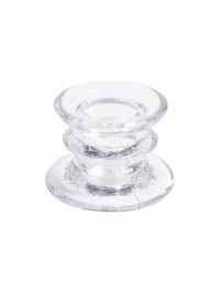 BOUGEOIR SUEDE TRANSPARENT DIA 6CM X 4CM