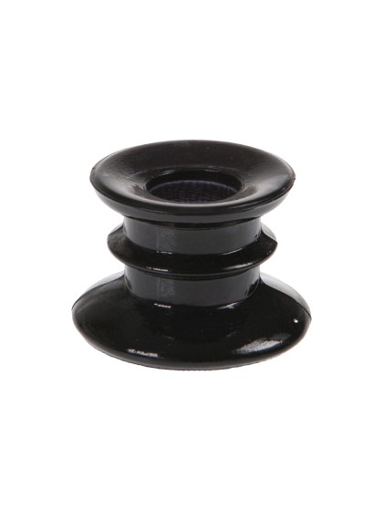 KERZENHALTER SUEDE SCHWARZ DIA 6CM X 4CM