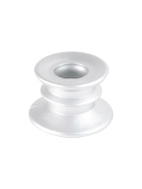 BOUGEOIR SUEDE ARGENT DIA 6CM X 4CM