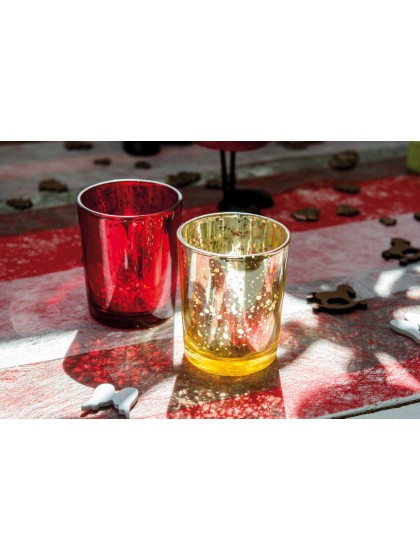 BOUGEOIR OR METAL 5.5CM X 6.7CM