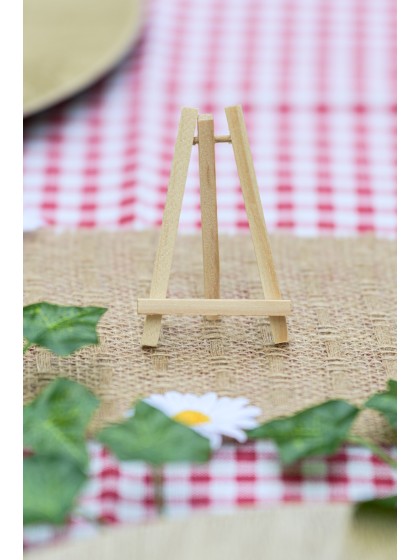 SET 6 CHEVALETS HOLZ 8CM X 4.5CM