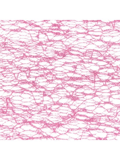OLD PINK GLITTERED TABLE RUNNER 30CM X 5M