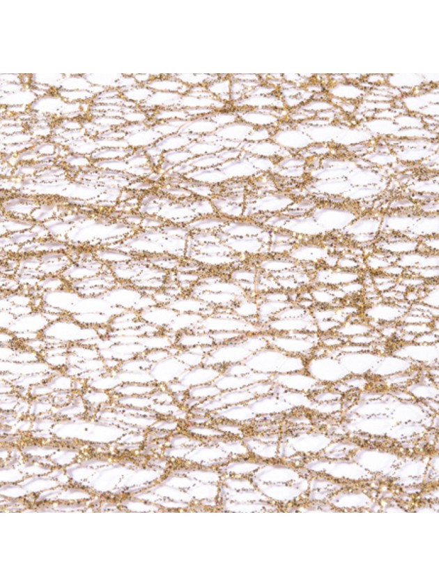 CHEMIN DE TABLE GLITTER OR 30CM X 5M