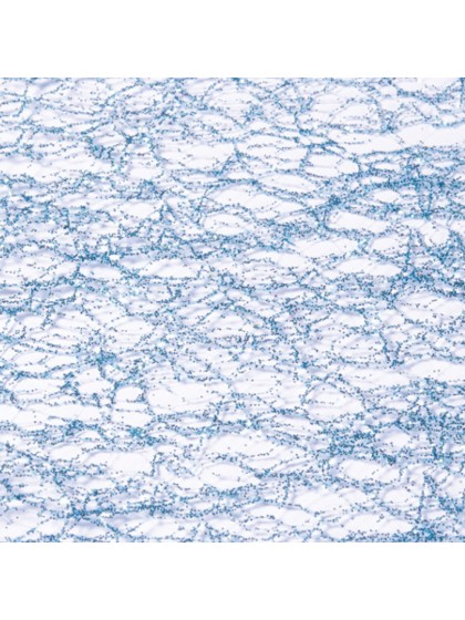 POLAR BLUE GLITTERED TABLE RUNNER 30CM X 5M