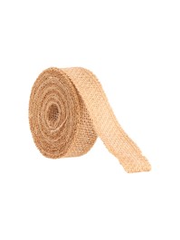 RUBAN JUTE NATUREL 2.8CM X 5M