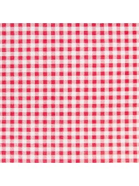 TISCHLÄUFER EFFEKT LEINEN VICHY ROT 28CM X 5M