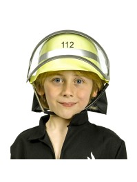 HELM POMPIER MIT SCHIRM IN KUNSTSTOFF Einheitsgröße