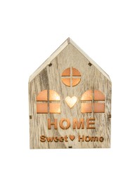 MAISON LUMINEUSE AVEC LEDS 9CM X 3.5CM X 12CM