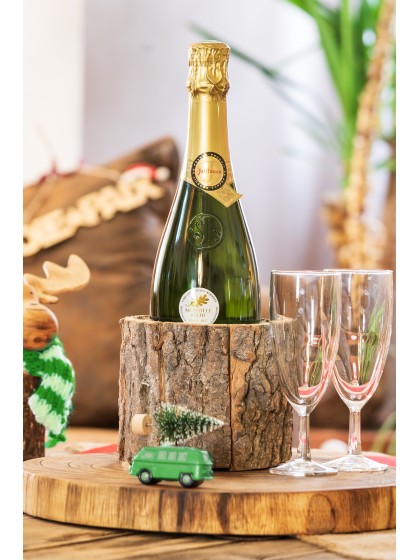 STÄNDER RUND HOLZ RINDE DIA 13 X 11CM